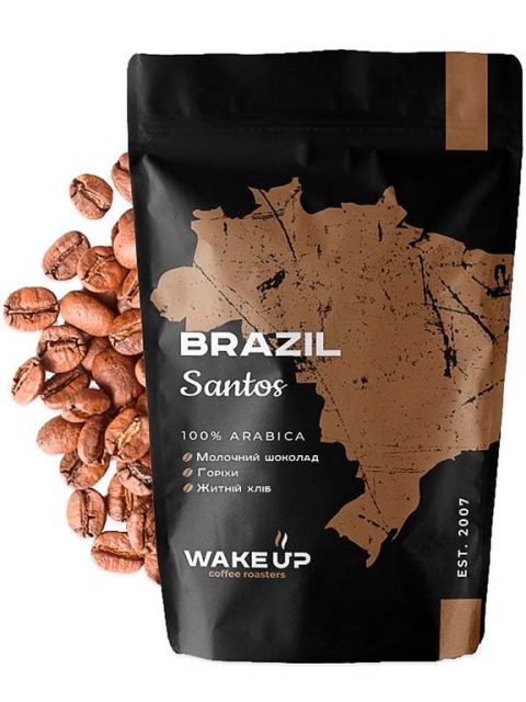 Кава у зернах Brazil Santos